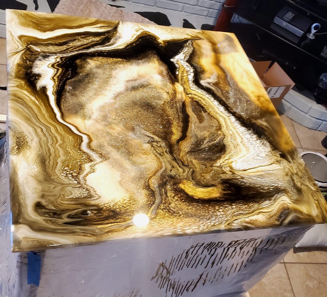 Decorative tabletop surface