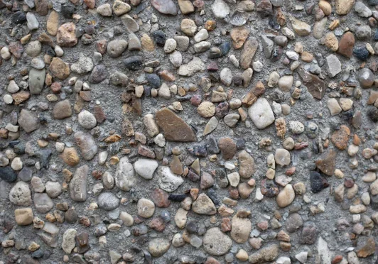 Close-up of aggregate material