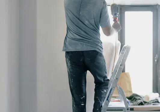 Interior painting scene